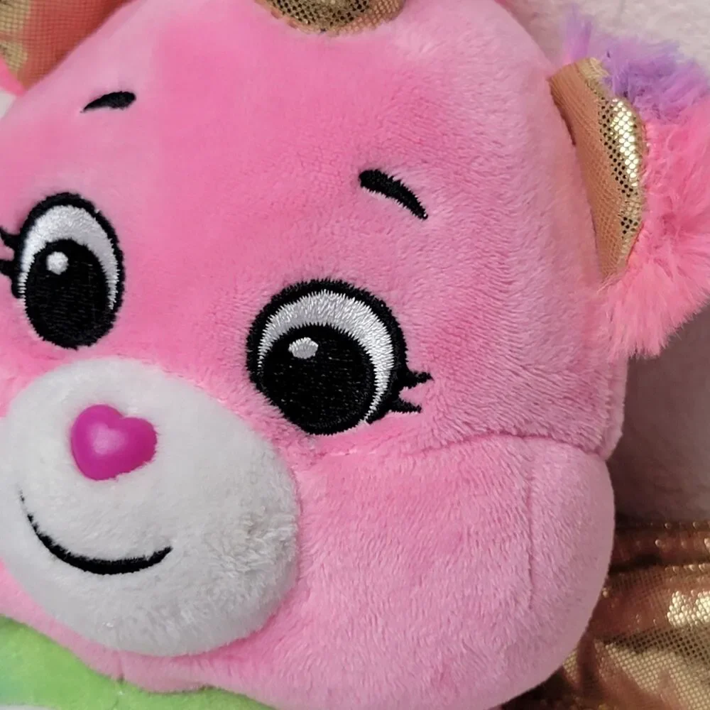 Care Bear Cheer Bear Plush Bean Stuffed Alicorn Doll 11" Special Edition Animal - Picture 2 of 6